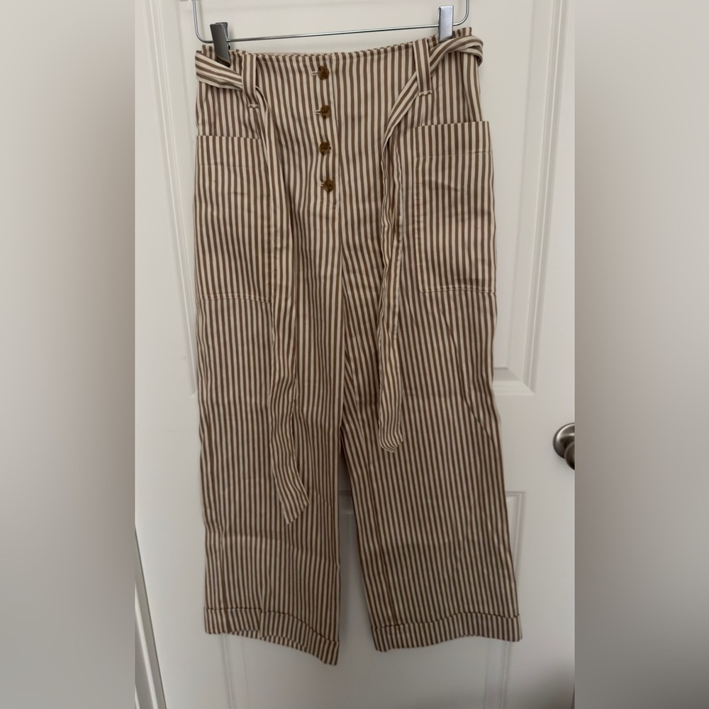 Tory Burch Striped Pants.  Size 2